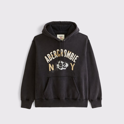 Abercrombie Heritage Heavyweight Popover Hoodie