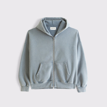 Abercrombie Essential Full-Zip Hoodie