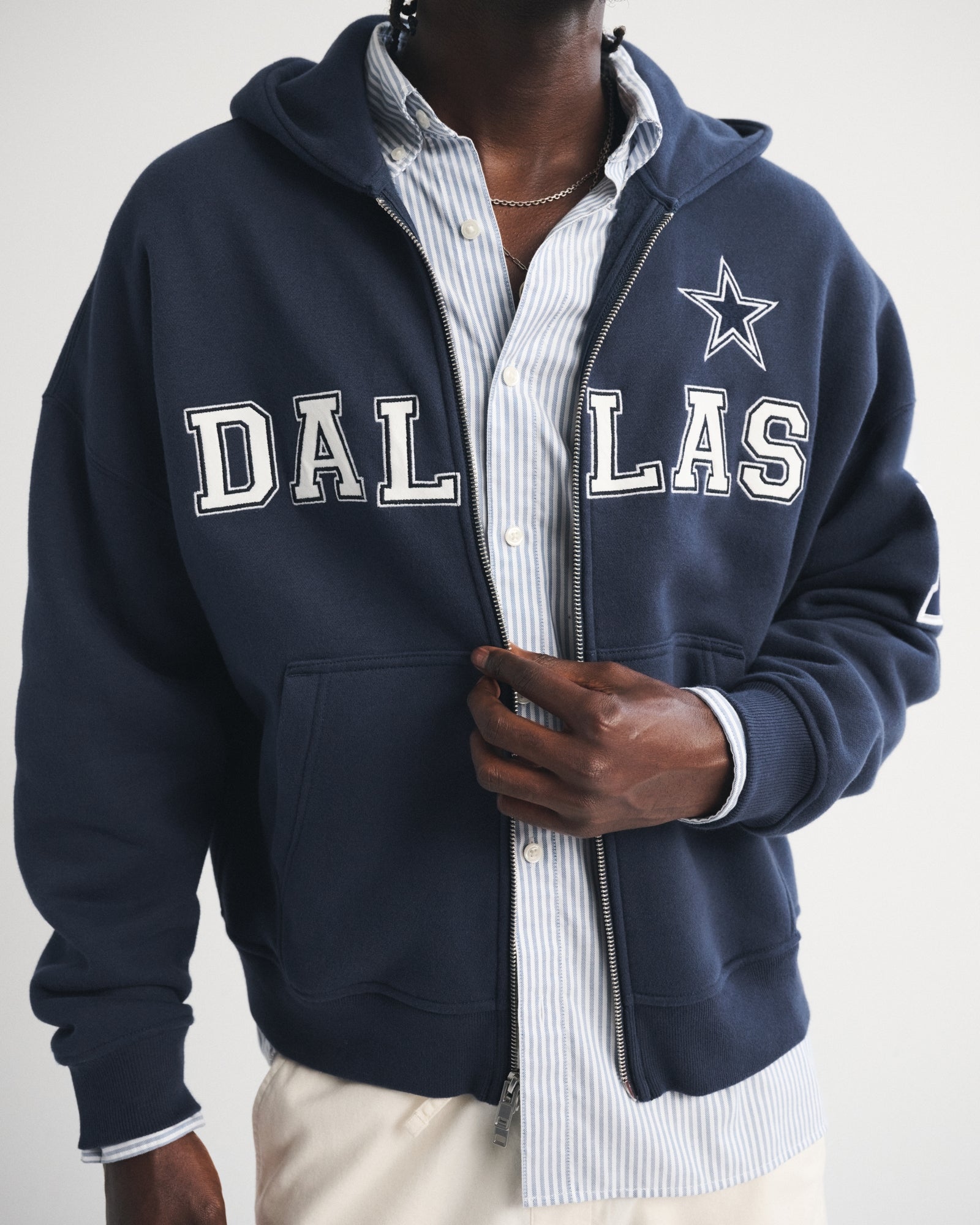 Abercrombie San Francisco 49ers Full-Zip Hoodie