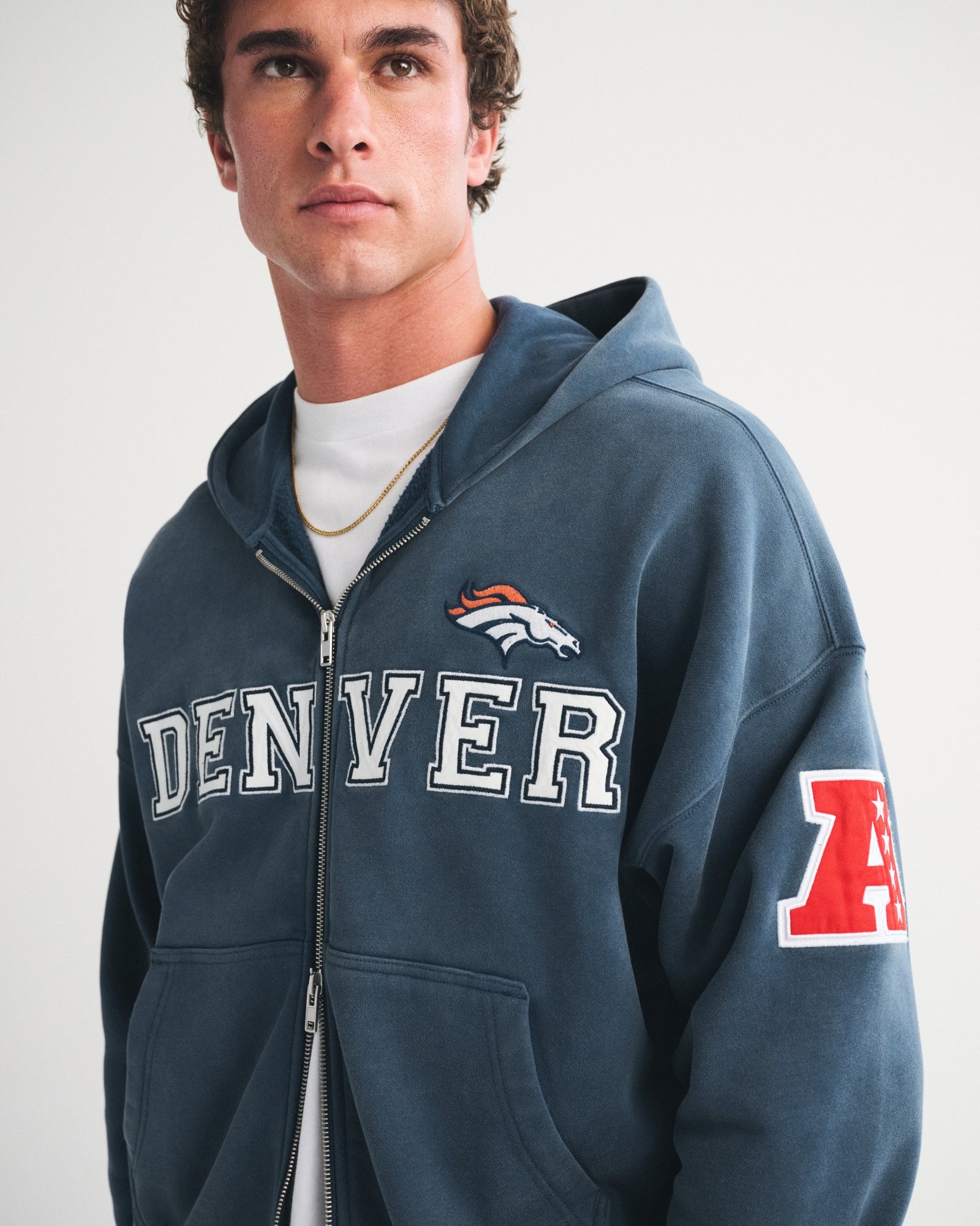 Abercrombie San Francisco 49ers Full-Zip Hoodie