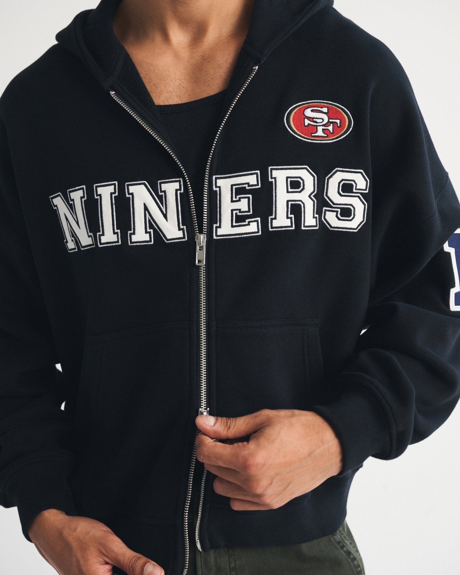 Abercrombie San Francisco 49ers Full-Zip Hoodie