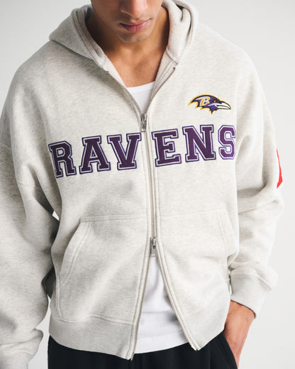 Abercrombie San Francisco 49ers Full-Zip Hoodie