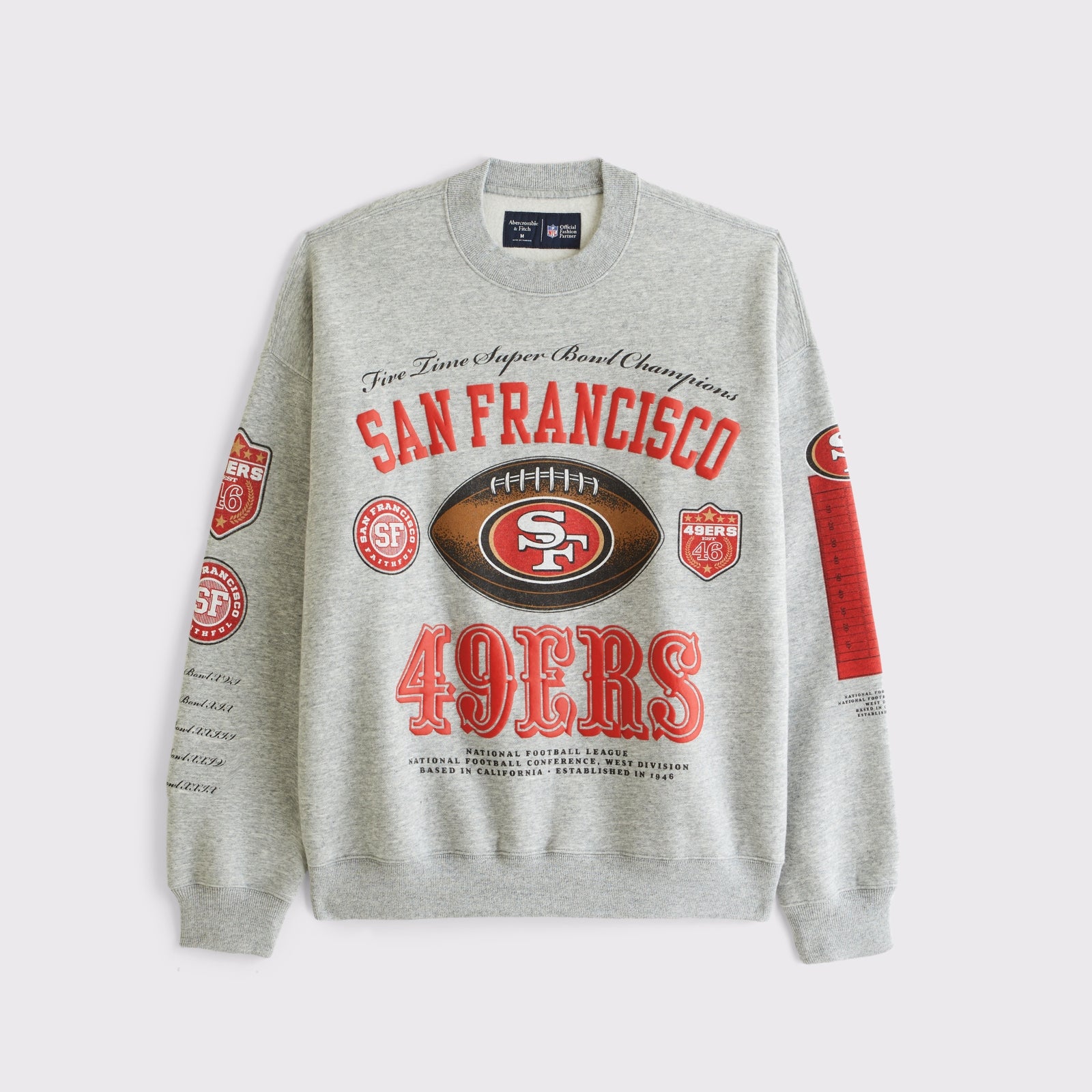 Abercrombie Green Bay Packers Crew Sweatshirt