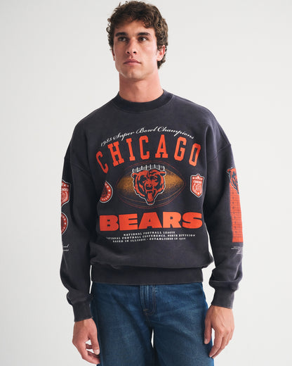 Abercrombie Green Bay Packers Crew Sweatshirt
