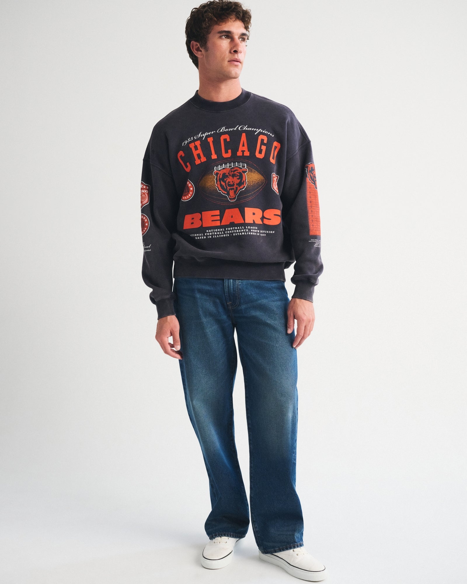 Abercrombie Green Bay Packers Crew Sweatshirt