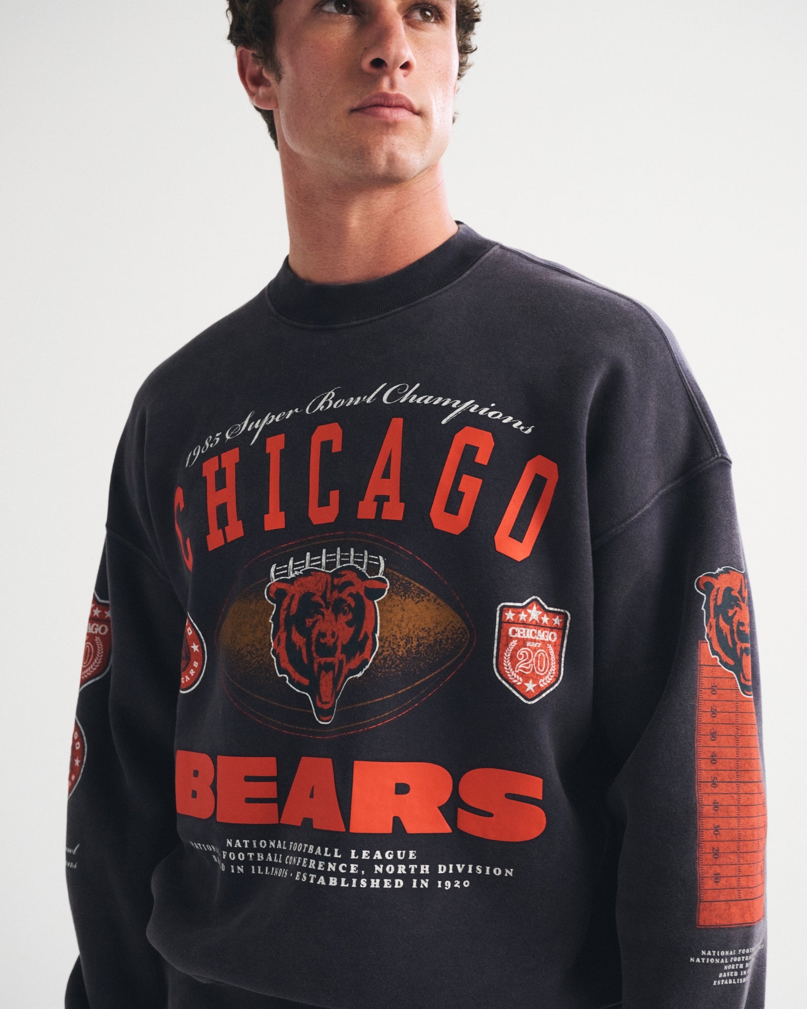 Abercrombie Green Bay Packers Crew Sweatshirt