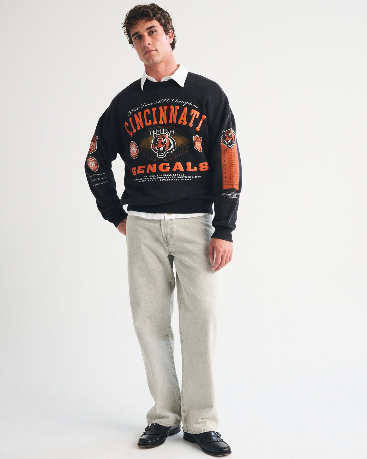 Abercrombie Green Bay Packers Crew Sweatshirt