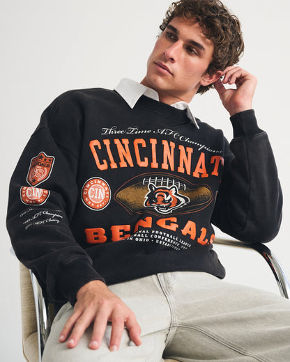 Abercrombie Green Bay Packers Crew Sweatshirt