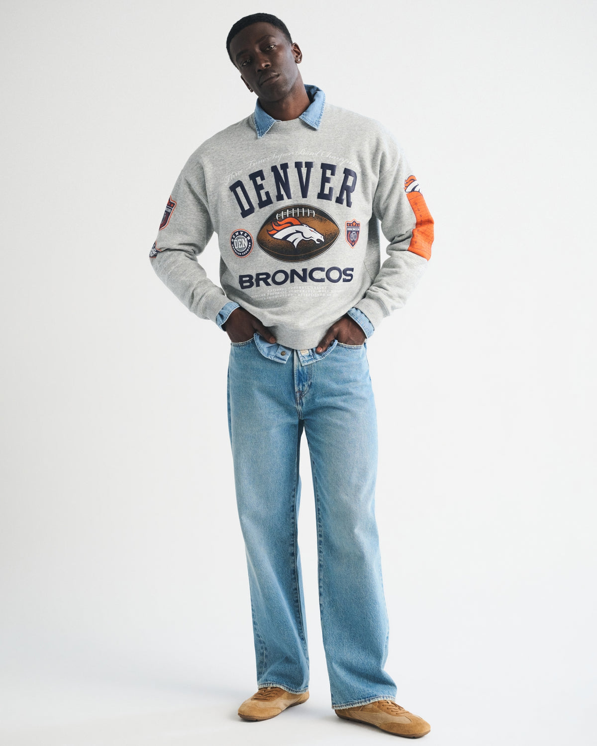 Abercrombie Green Bay Packers Crew Sweatshirt