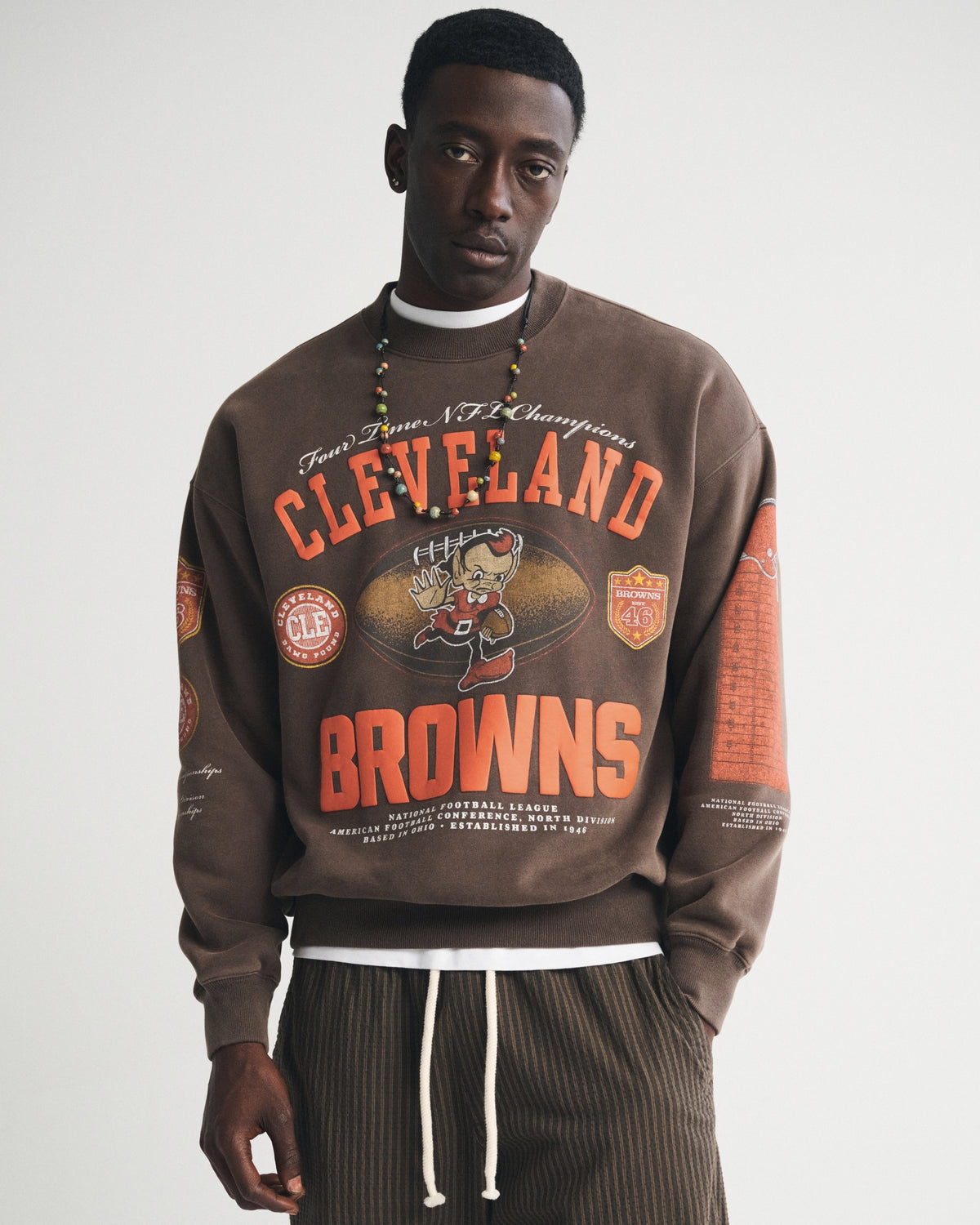 Abercrombie Green Bay Packers Crew Sweatshirt