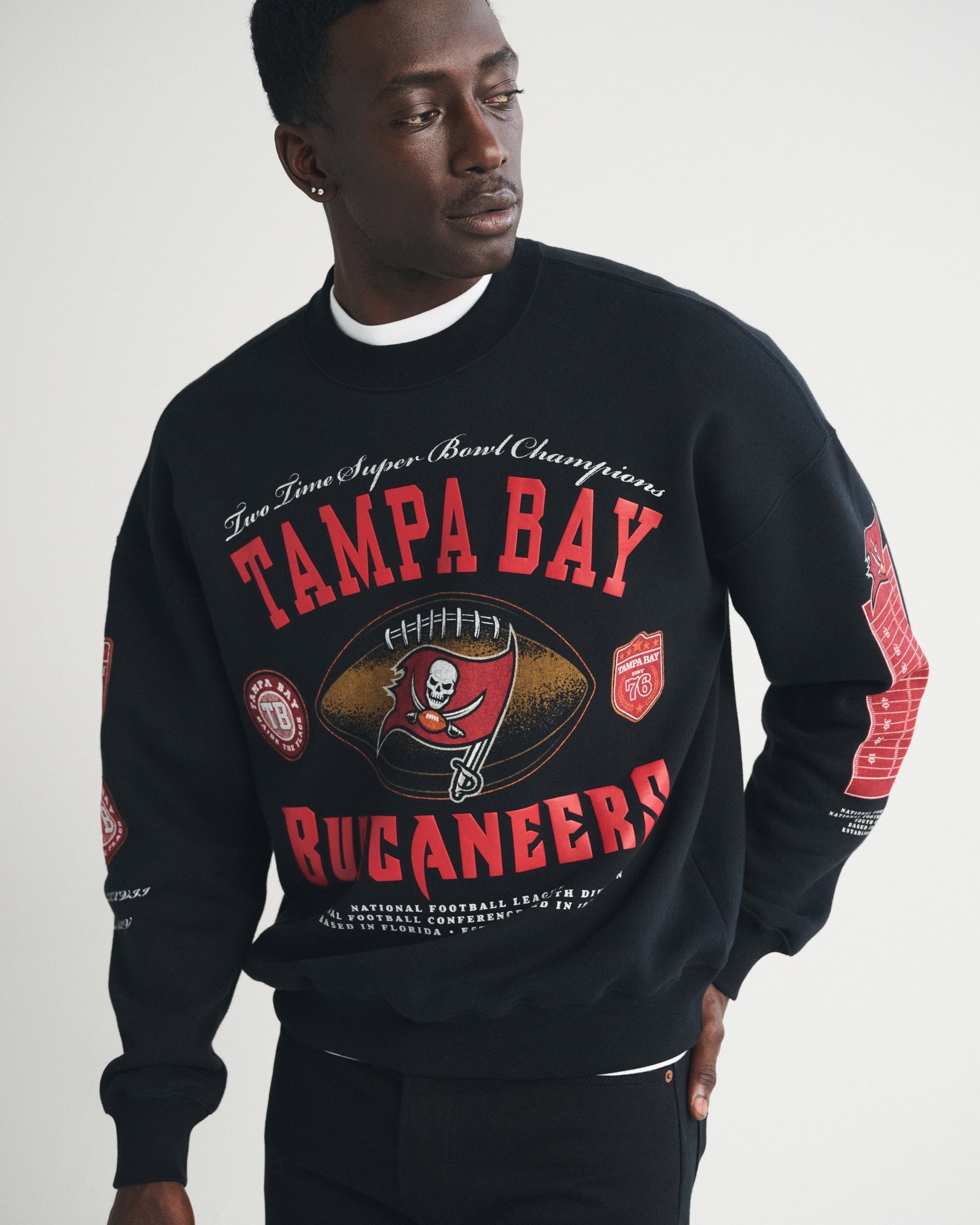 Abercrombie Green Bay Packers Crew Sweatshirt