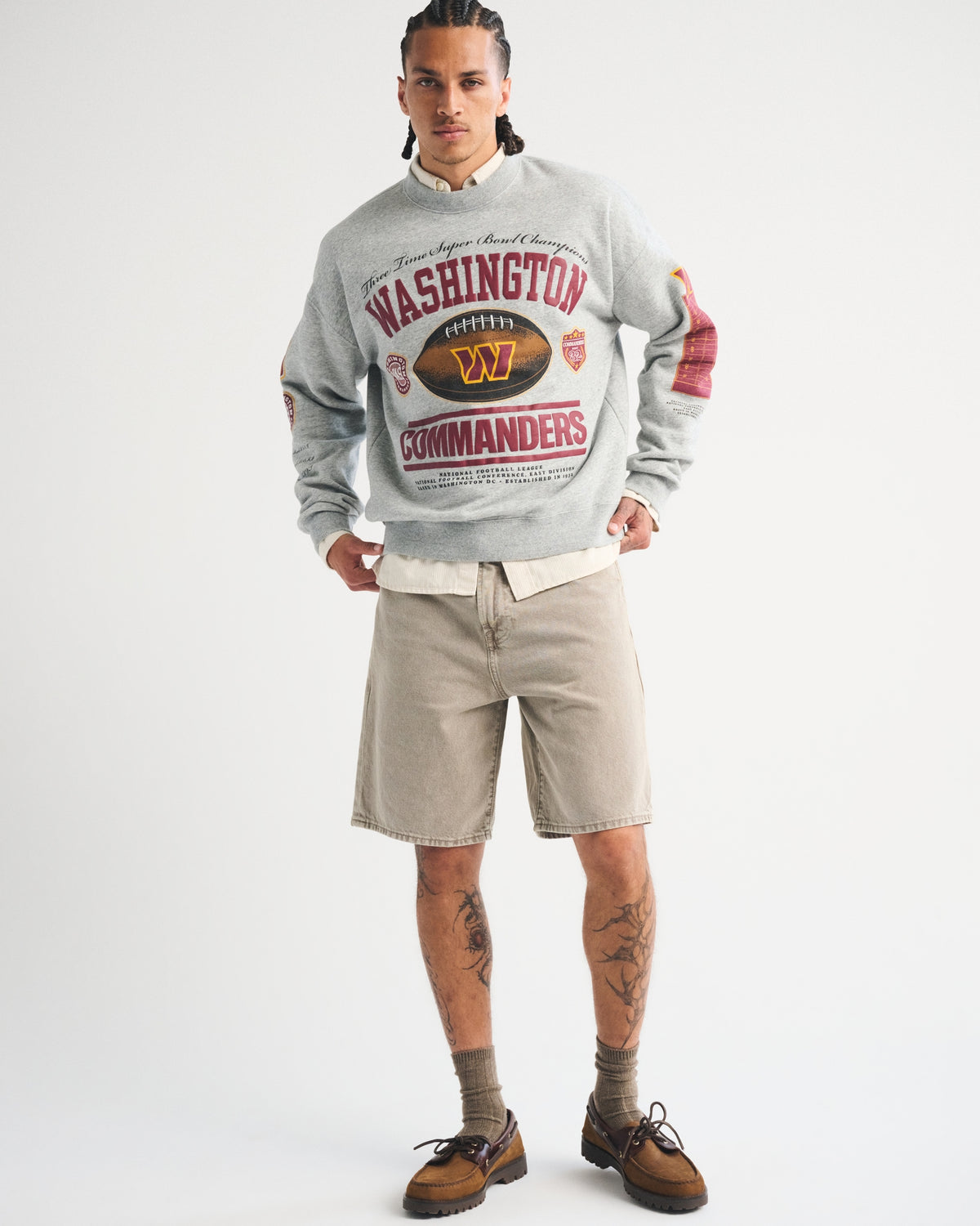 Abercrombie Green Bay Packers Crew Sweatshirt
