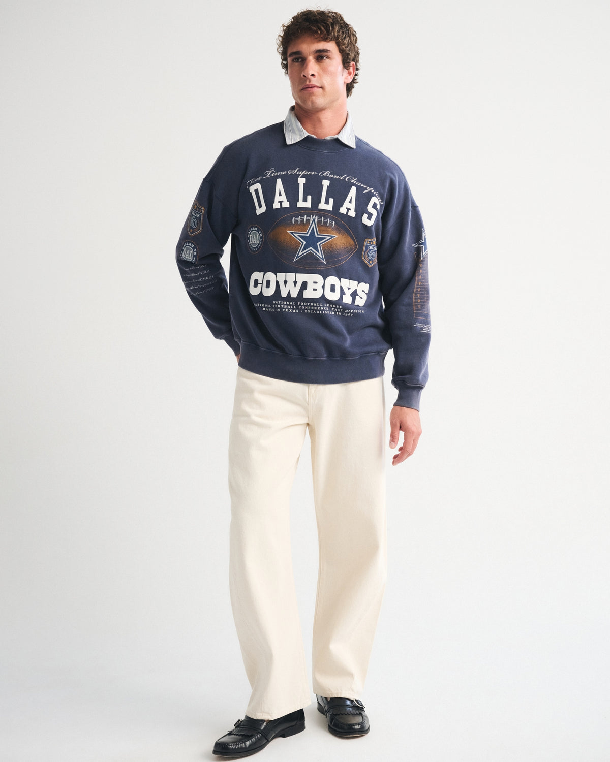 Abercrombie Green Bay Packers Crew Sweatshirt