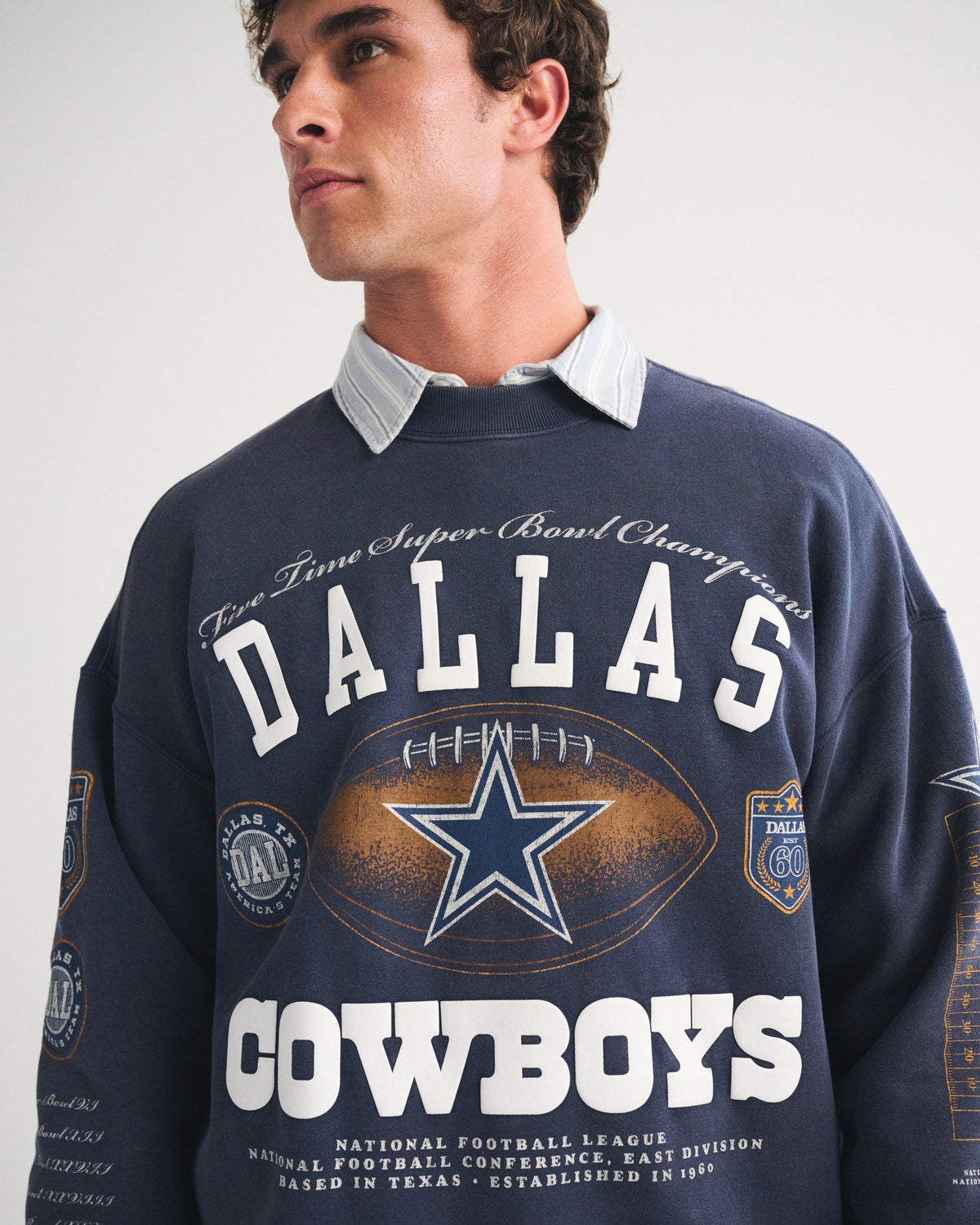 Abercrombie Green Bay Packers Crew Sweatshirt