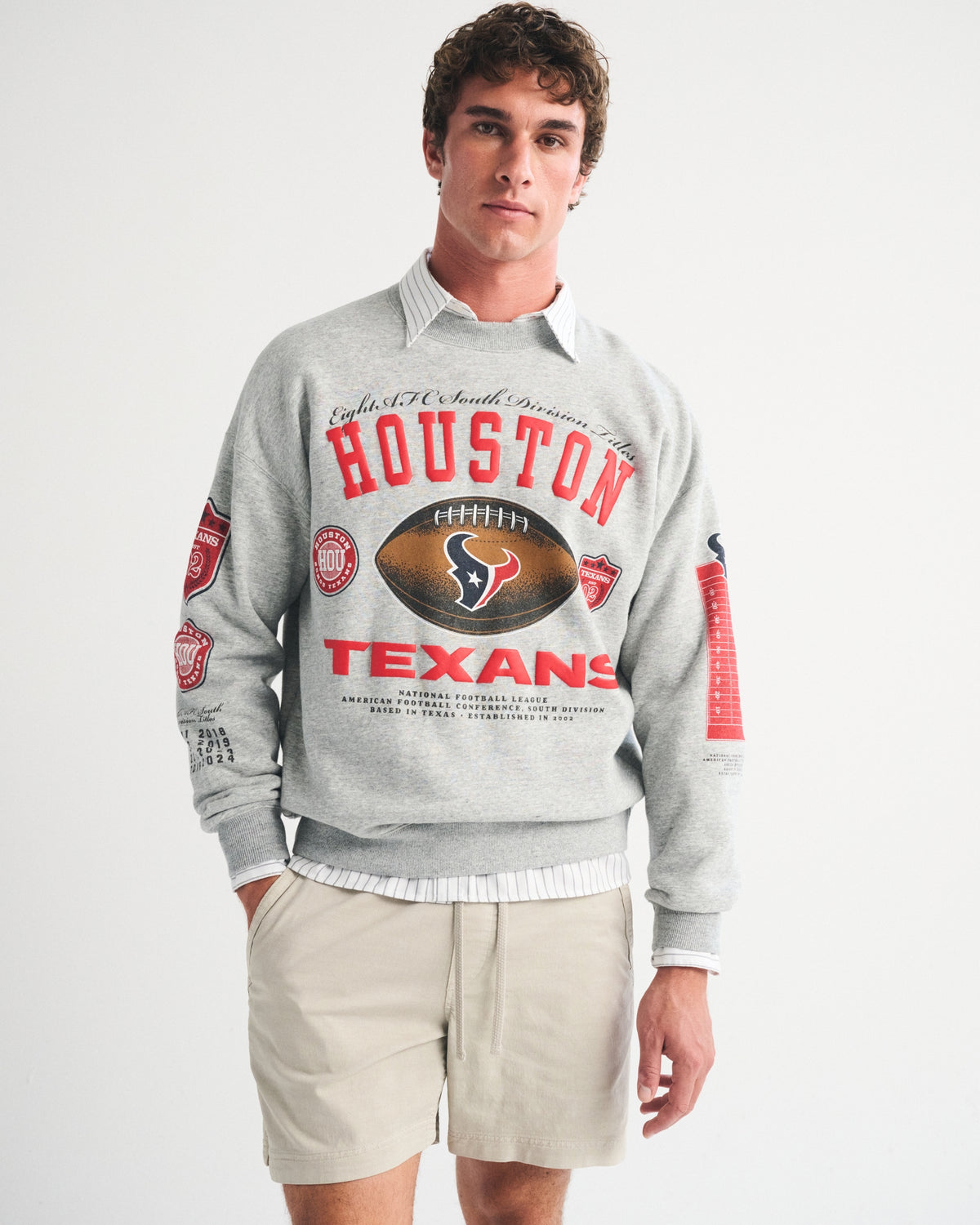 Abercrombie Green Bay Packers Crew Sweatshirt