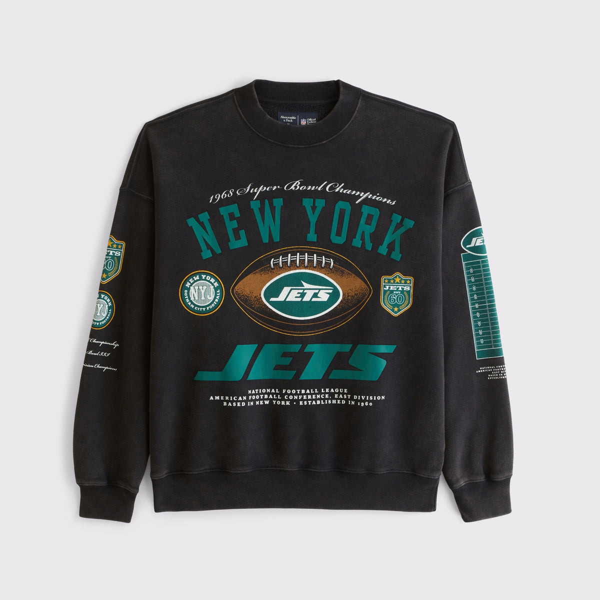 Abercrombie Green Bay Packers Crew Sweatshirt
