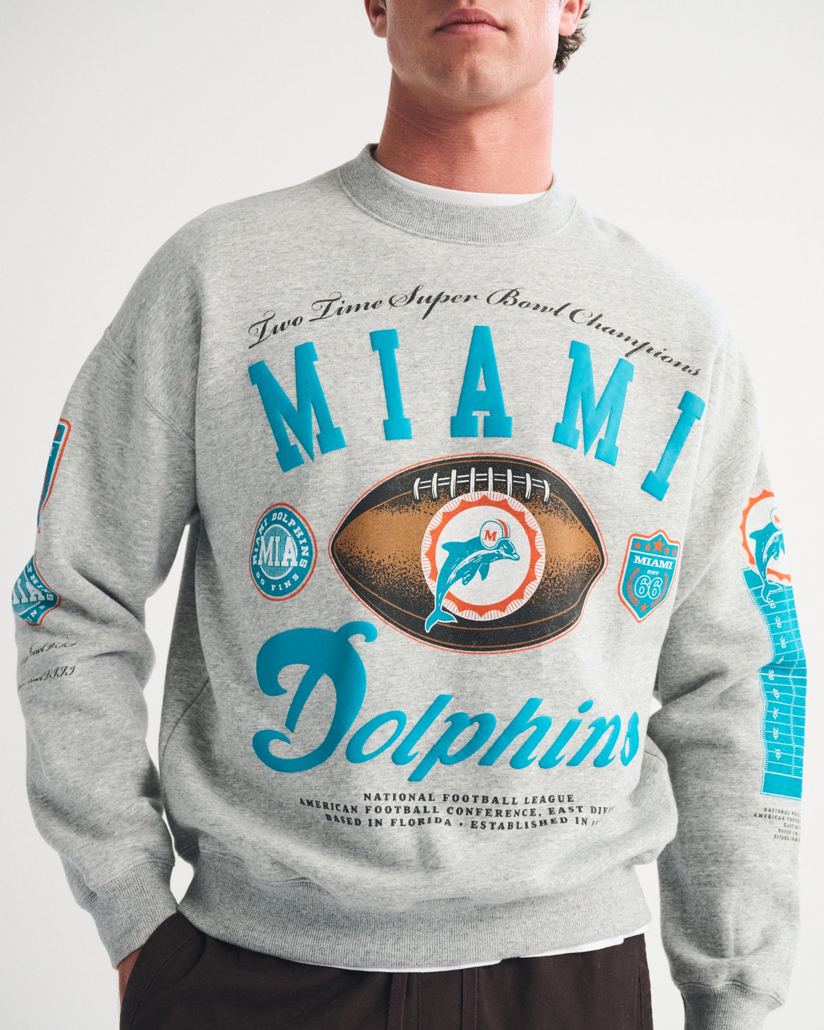 Abercrombie Green Bay Packers Crew Sweatshirt