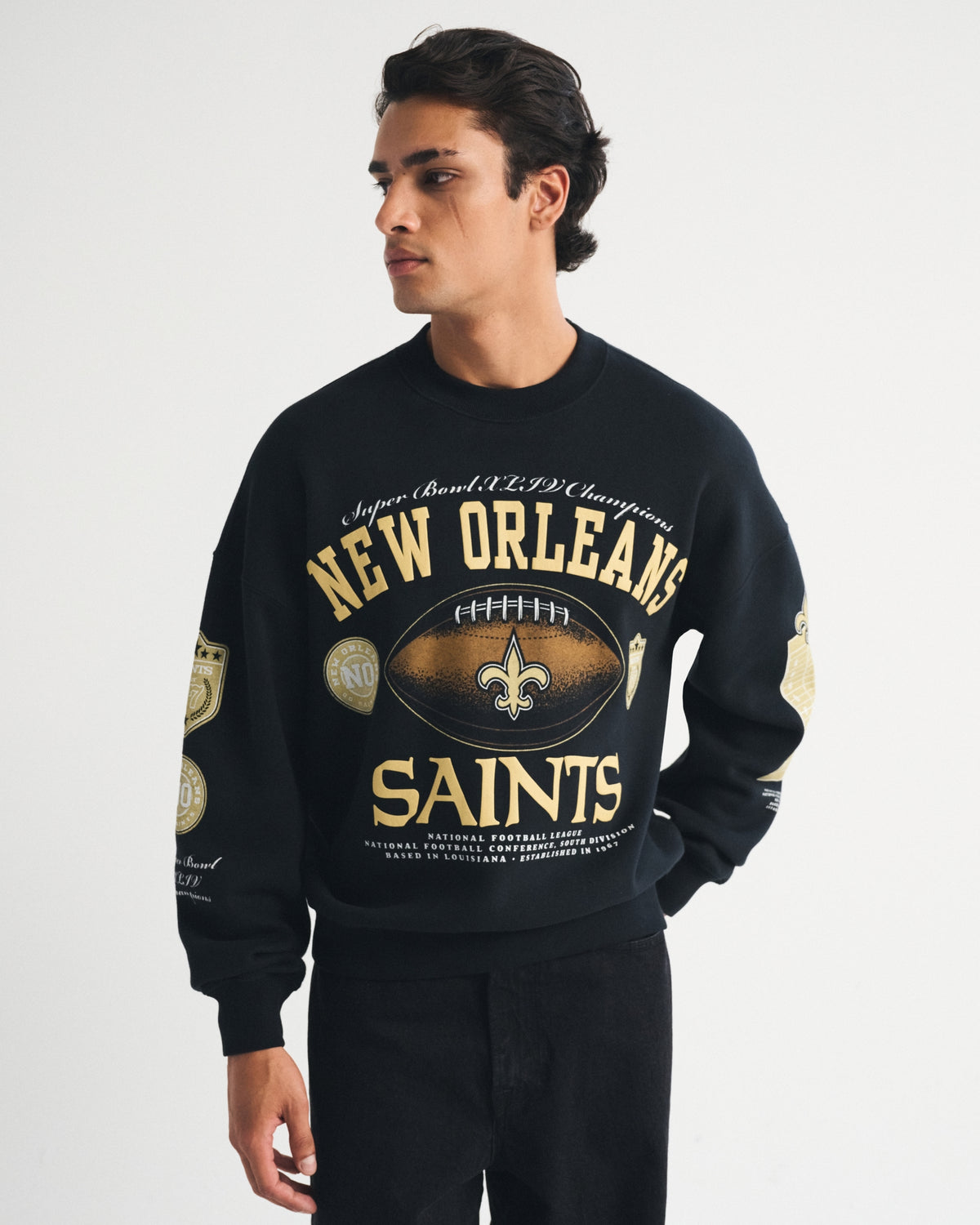 Abercrombie Green Bay Packers Crew Sweatshirt