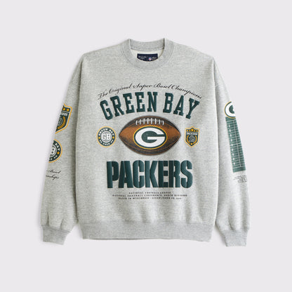 Abercrombie Green Bay Packers Crew Sweatshirt