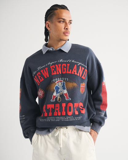 Abercrombie Green Bay Packers Crew Sweatshirt