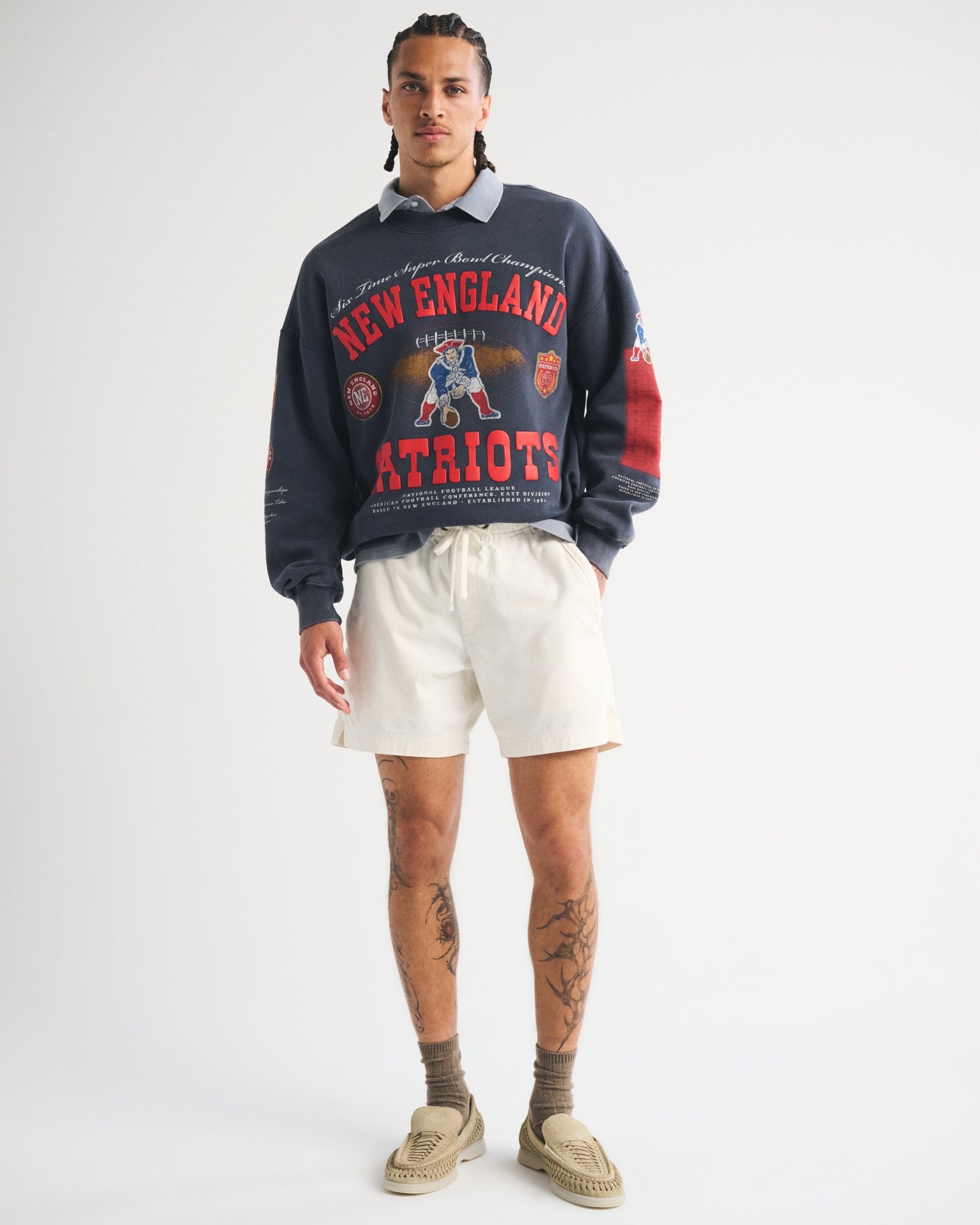 Abercrombie Green Bay Packers Crew Sweatshirt