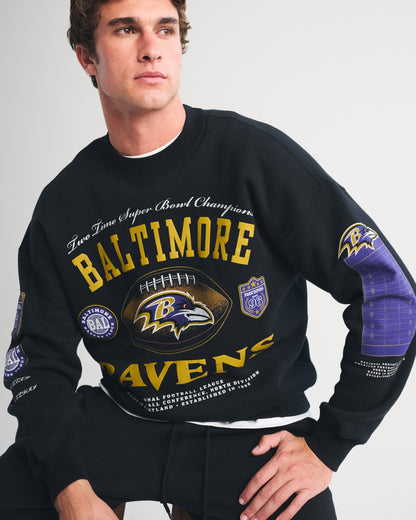 Abercrombie Green Bay Packers Crew Sweatshirt