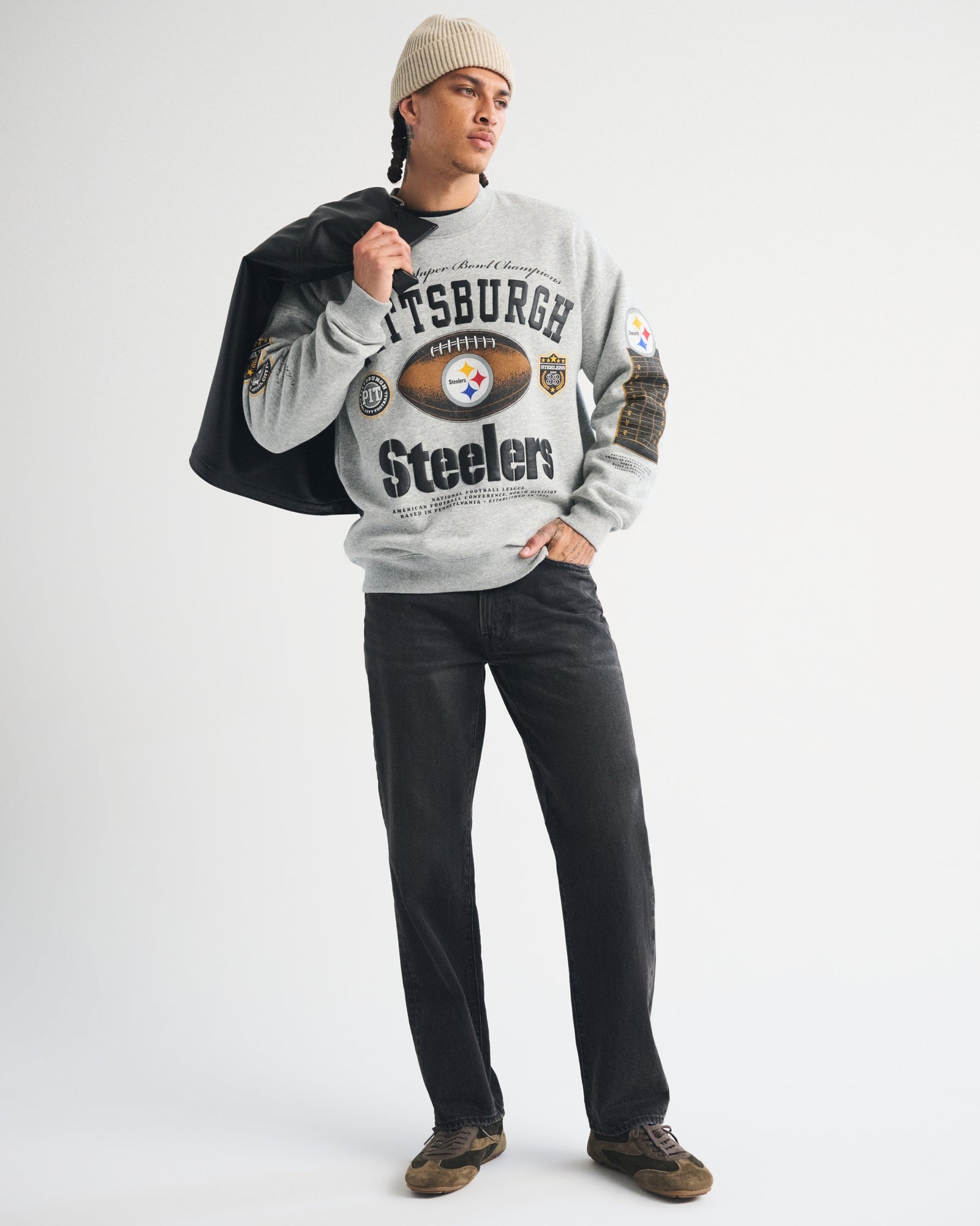Abercrombie Green Bay Packers Crew Sweatshirt