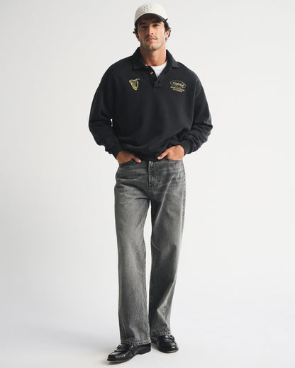 Abercrombie Guinness Polo Sweatshirt