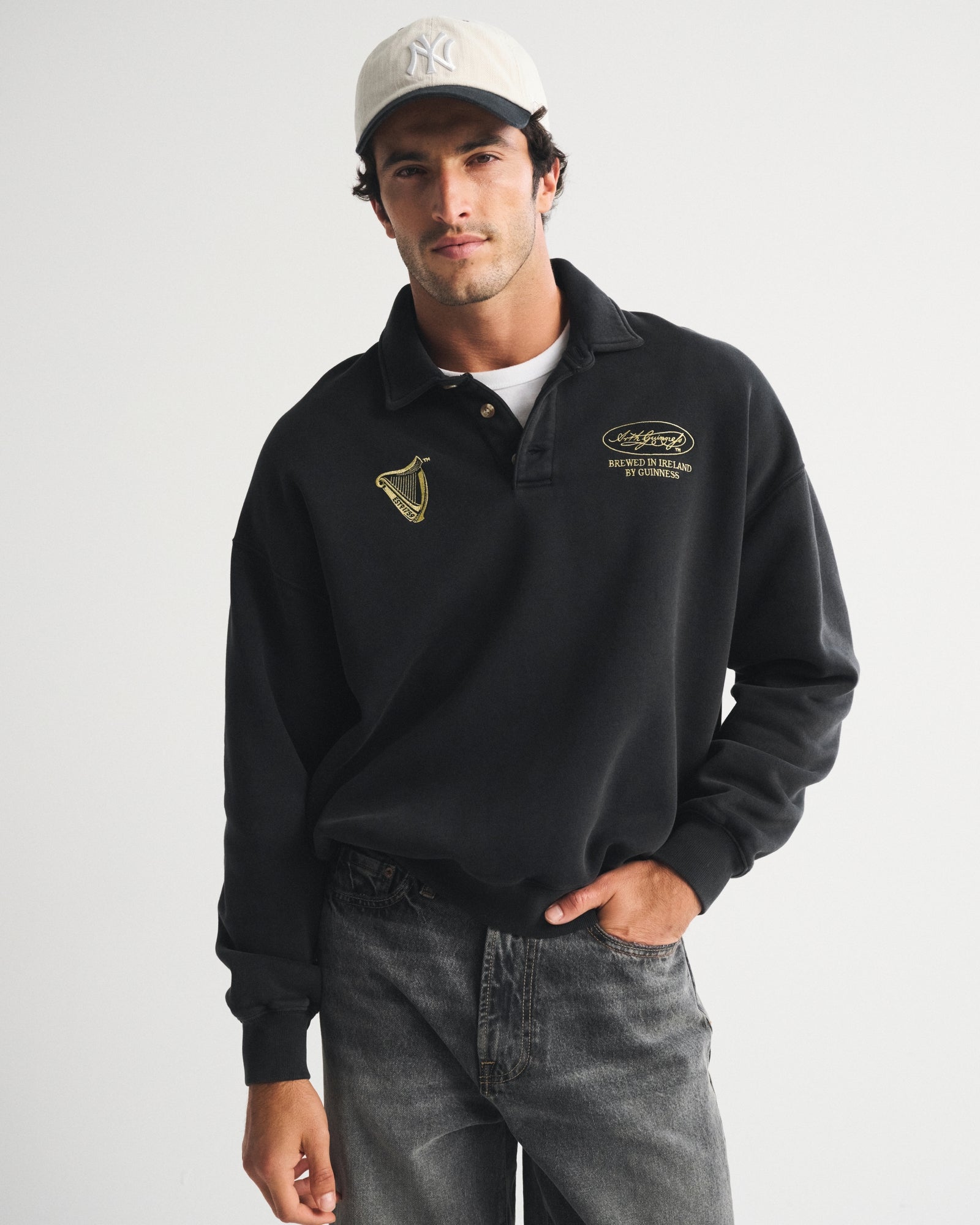 Abercrombie Guinness Polo Sweatshirt