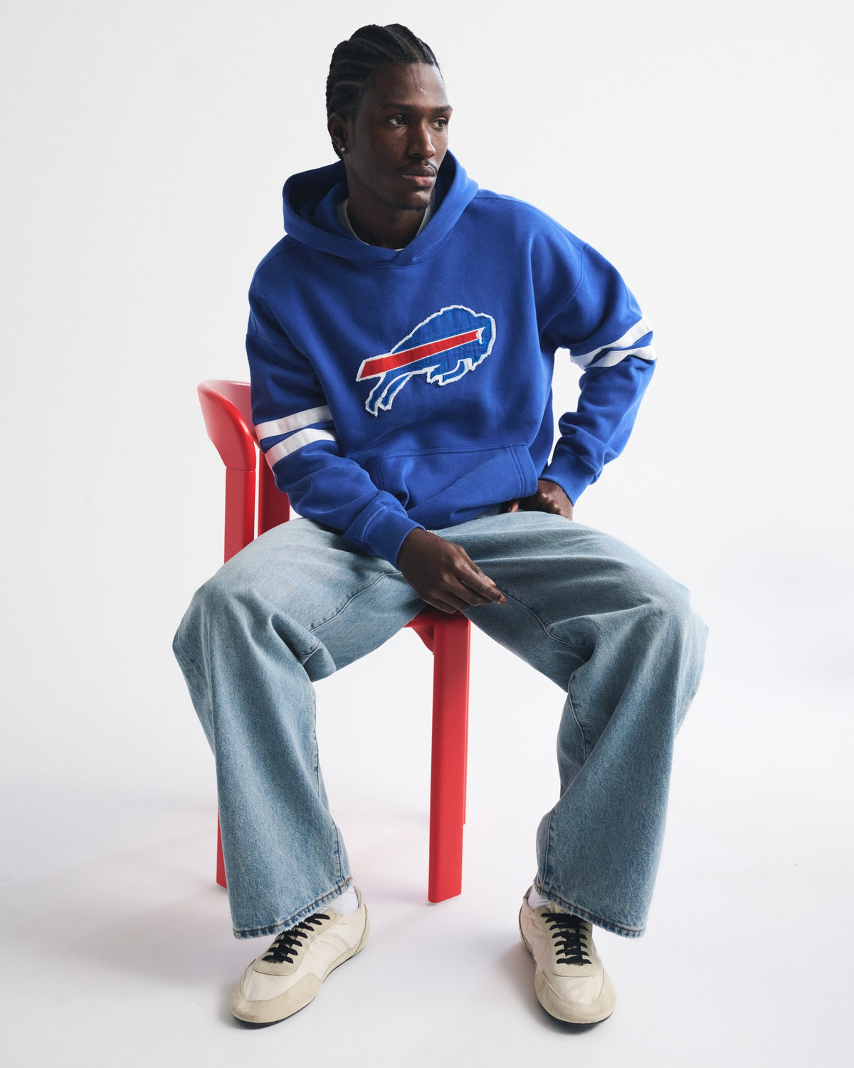 Abercrombie Buffalo Bills Popover Hoodie