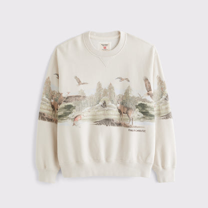 Abercrombie Heritage Heavyweight Popover Hoodie
