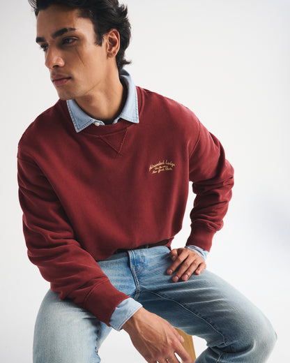 Abercrombie Heritage Heavyweight Popover Hoodie