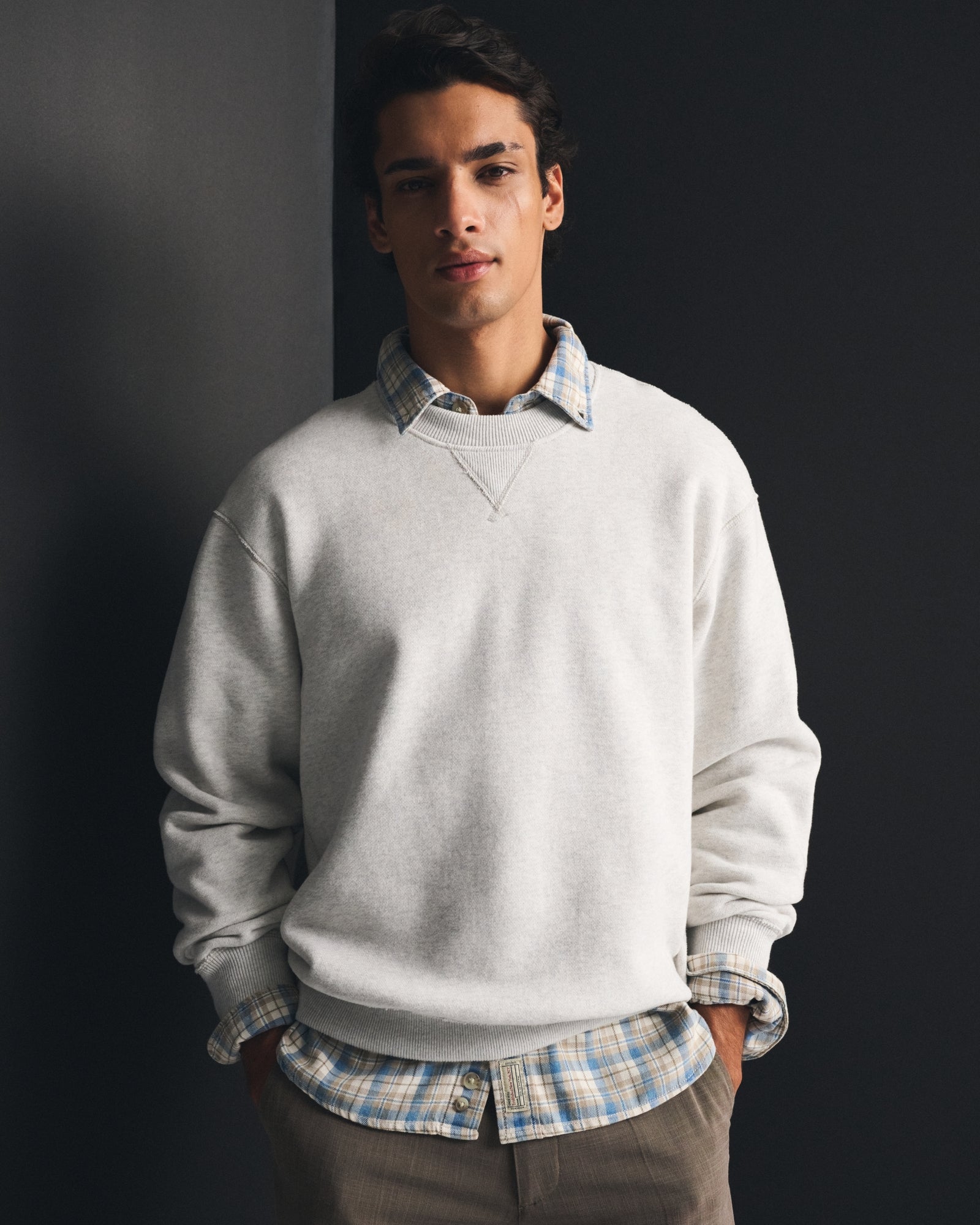 Abercrombie Heritage Heavyweight Crew Sweatshirt