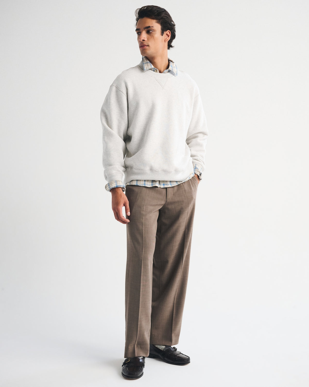 Abercrombie Heritage Heavyweight Crew Sweatshirt