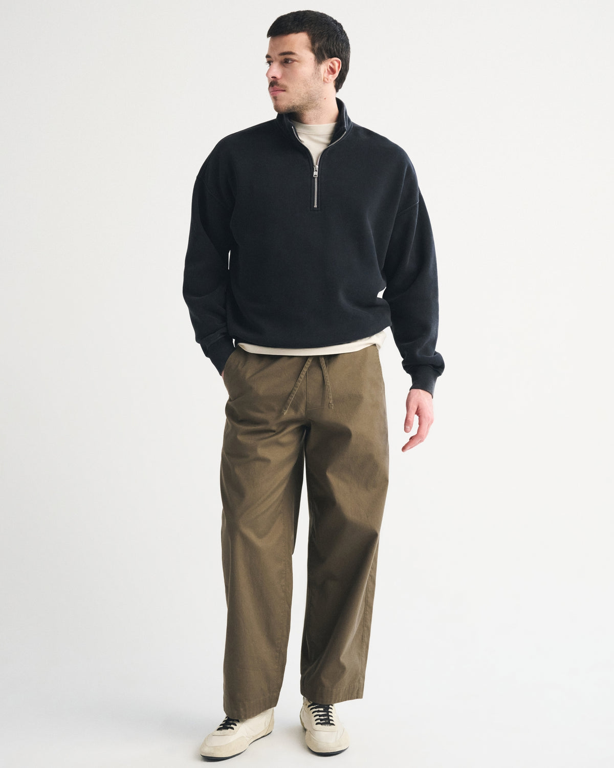 Abercrombie Essential Half-Zip Sweatshirt