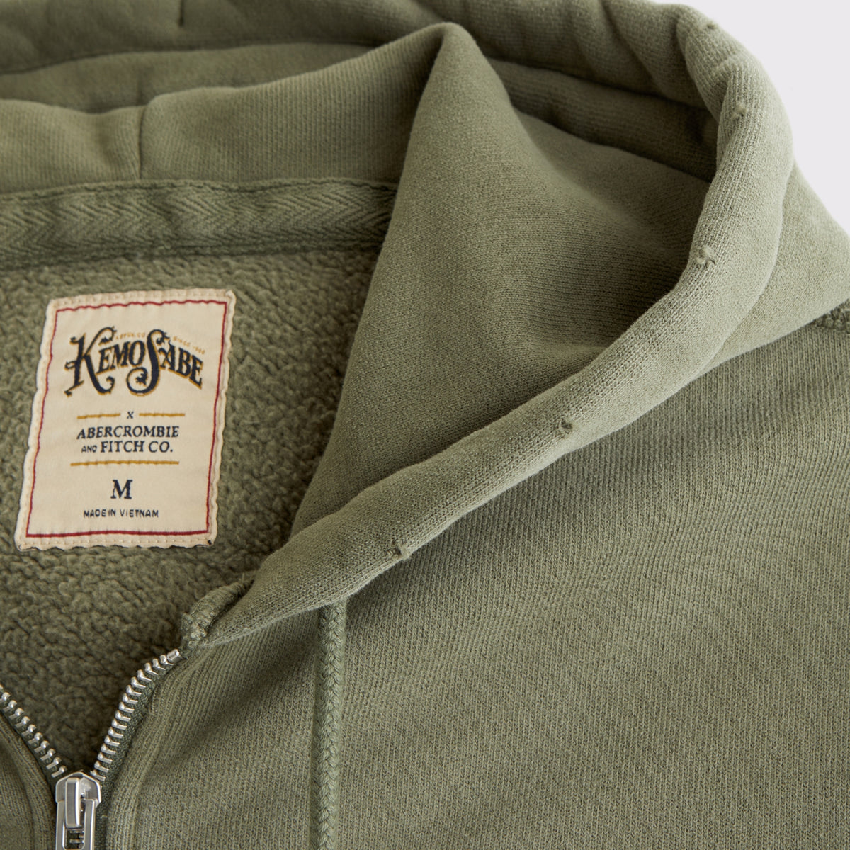 Abercrombie Heritage Heavyweight Kemo Sabe Full-Zip Hoodie
