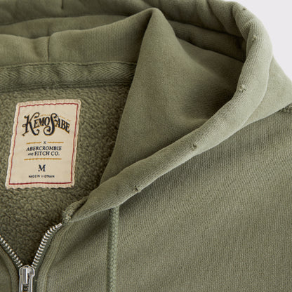 Abercrombie Heritage Heavyweight Kemo Sabe Full-Zip Hoodie
