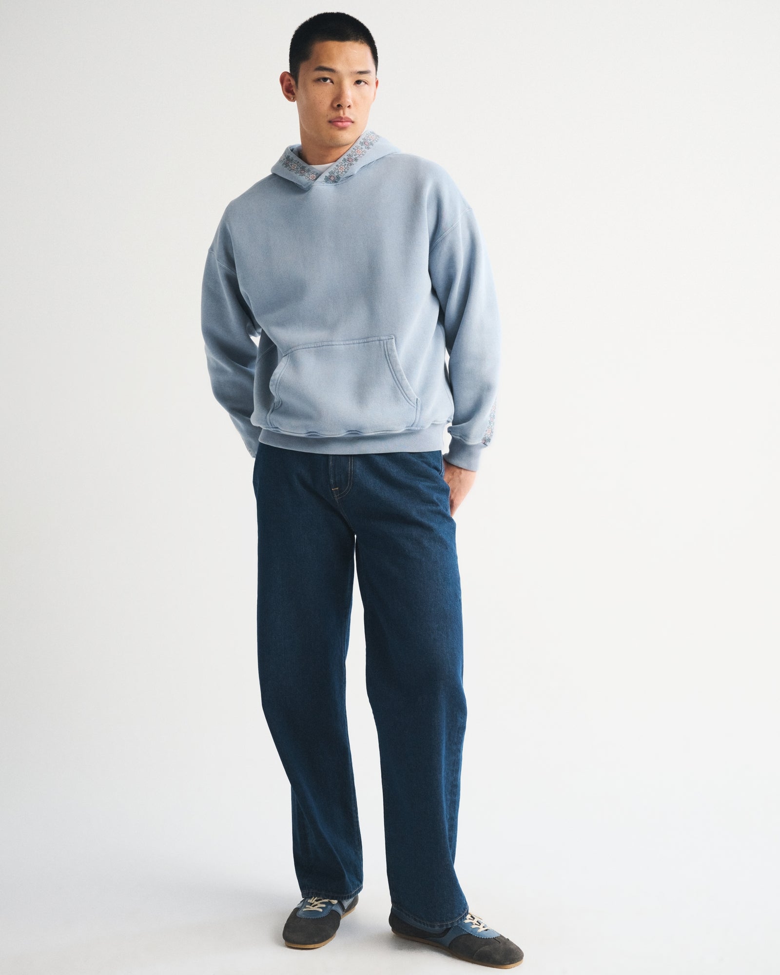 Abercrombie Essential Popover Camo Hoodie