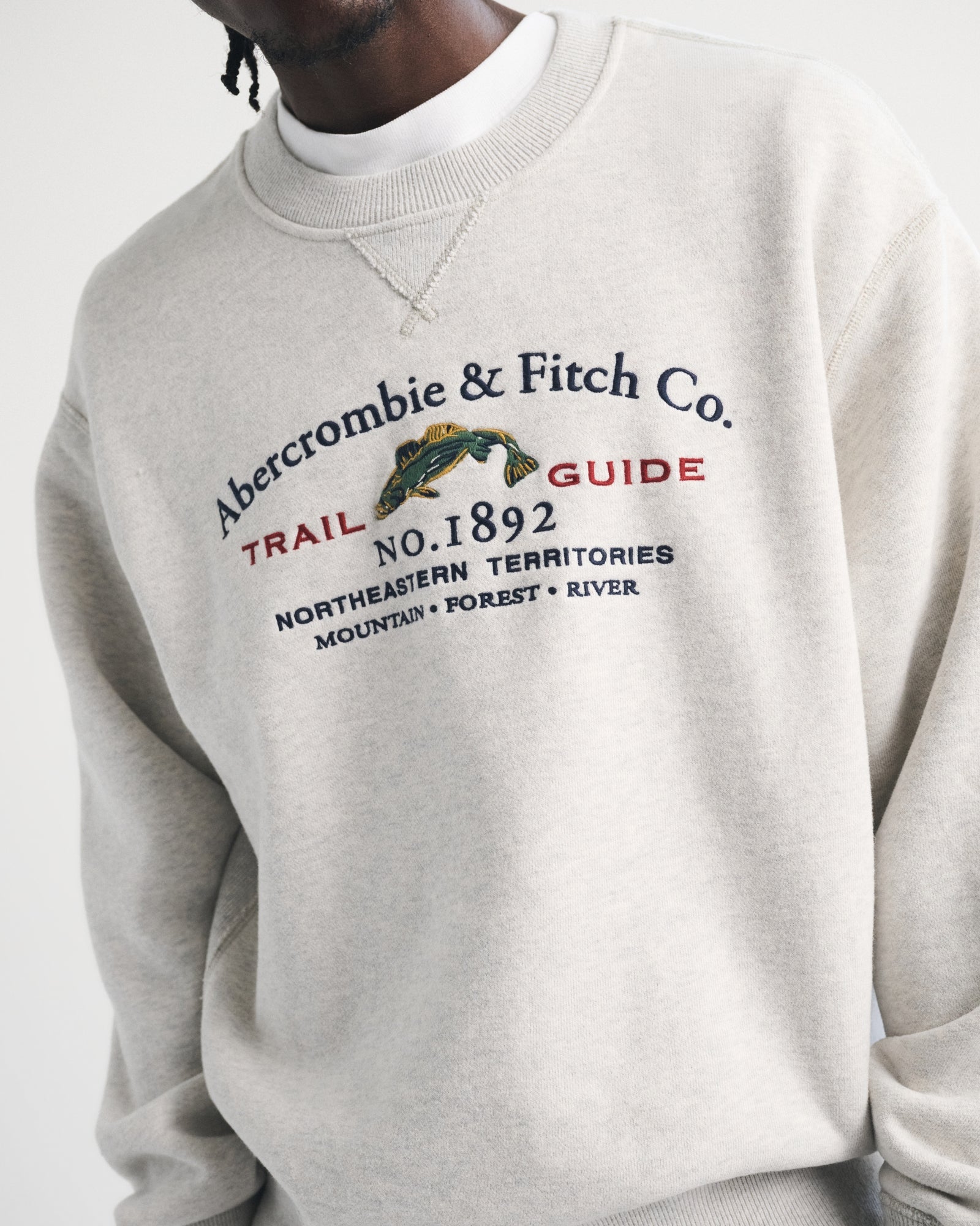 Abercrombie Heritage Heavyweight Popover Hoodie