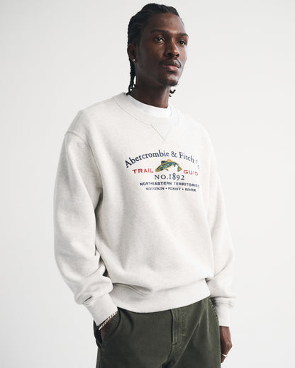 Abercrombie Heritage Heavyweight Popover Hoodie