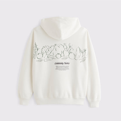 Abercrombie Farmer's Market Essential Popover Hoodie