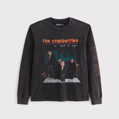 Abercrombie the Cranberries Long-Sleeve Premium Heavyweight 2.0 Tee