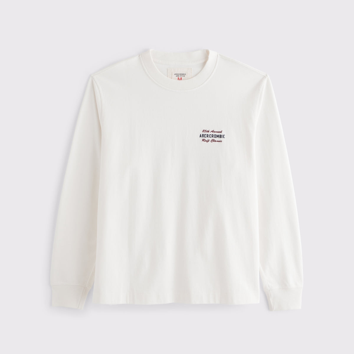 Abercrombie Long-Sleeve Premium Heavyweight 2.0 Logo Tee