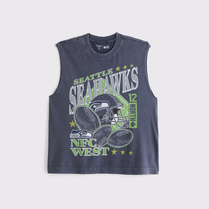 Abercrombie Seattle Seahawks Muscle Tank