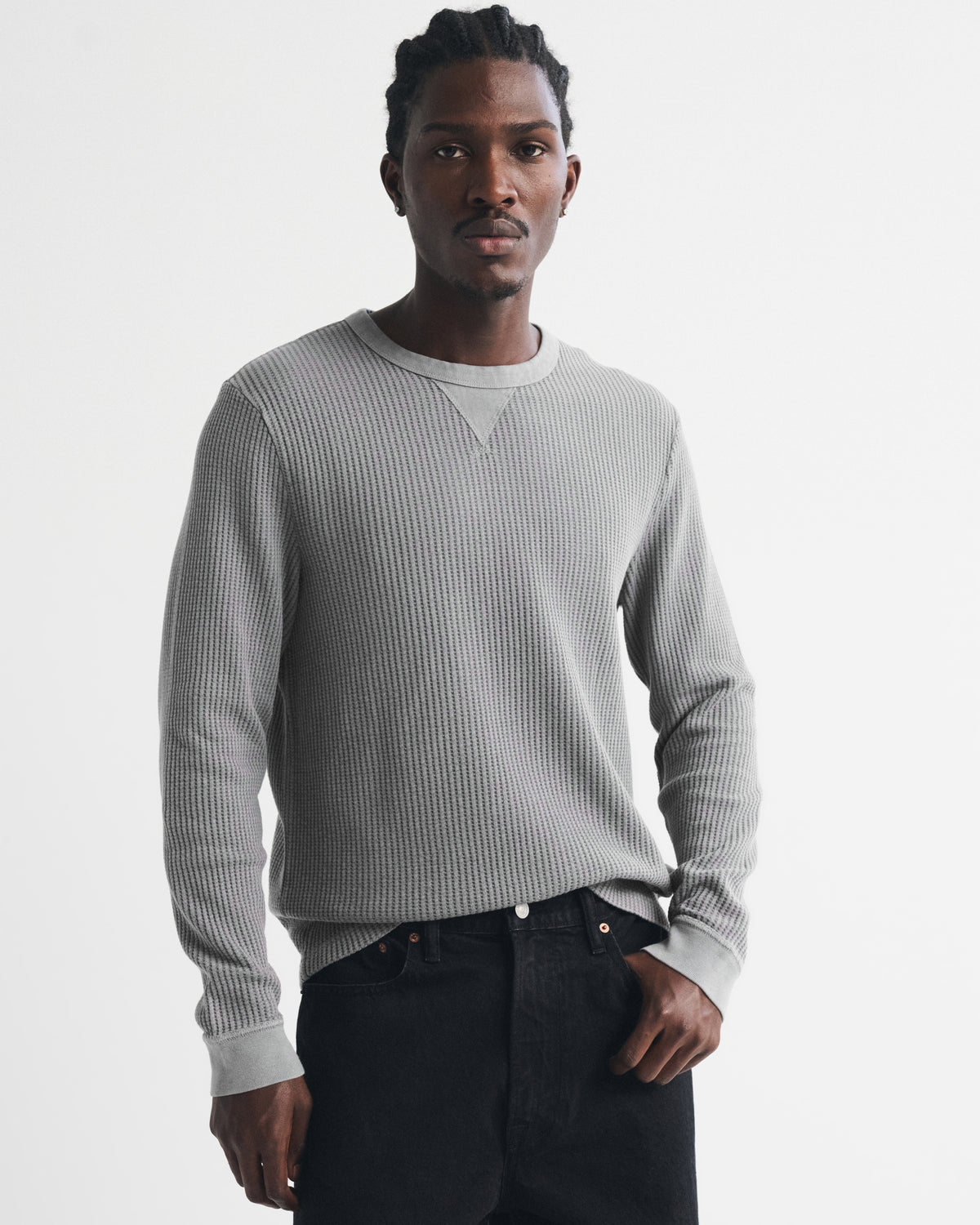 Abercrombie Long-Sleeve Classic Waffle Tee