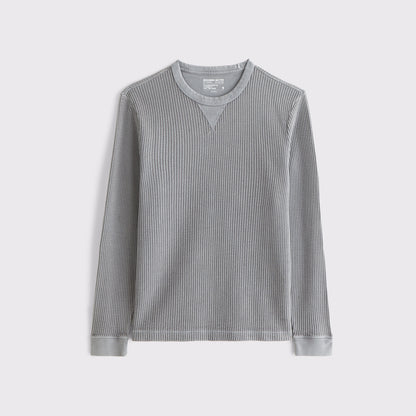 Abercrombie Long-Sleeve Classic Waffle Tee