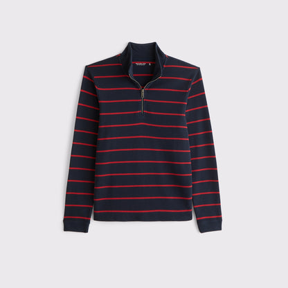 Abercrombie 100% Cotton French Rib Half-Zip
