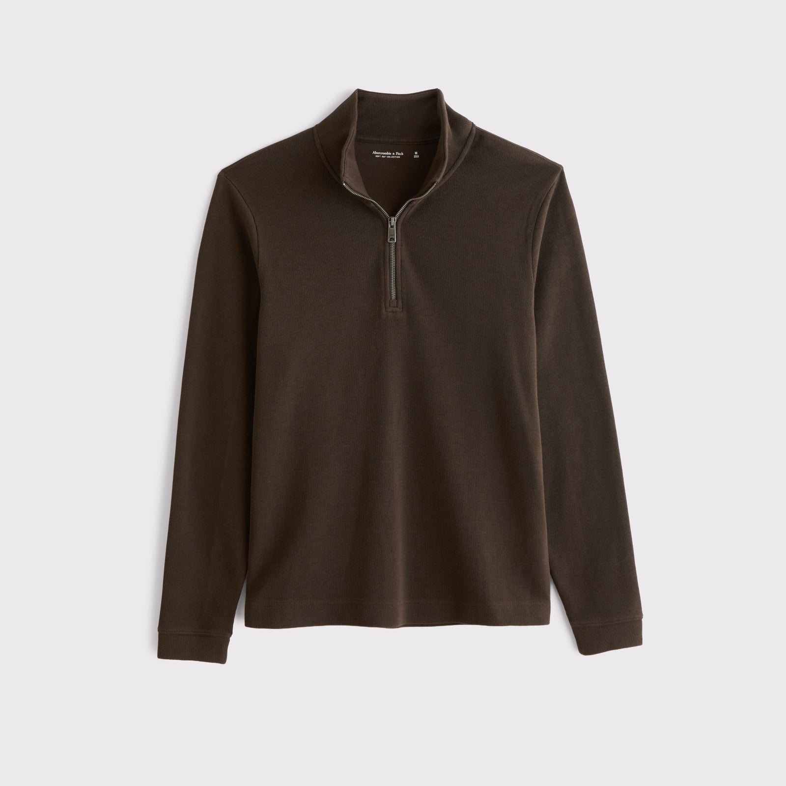 Abercrombie 100% Cotton French Rib Half-Zip
