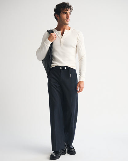 Abercrombie Essential Slim Ribbed Henley