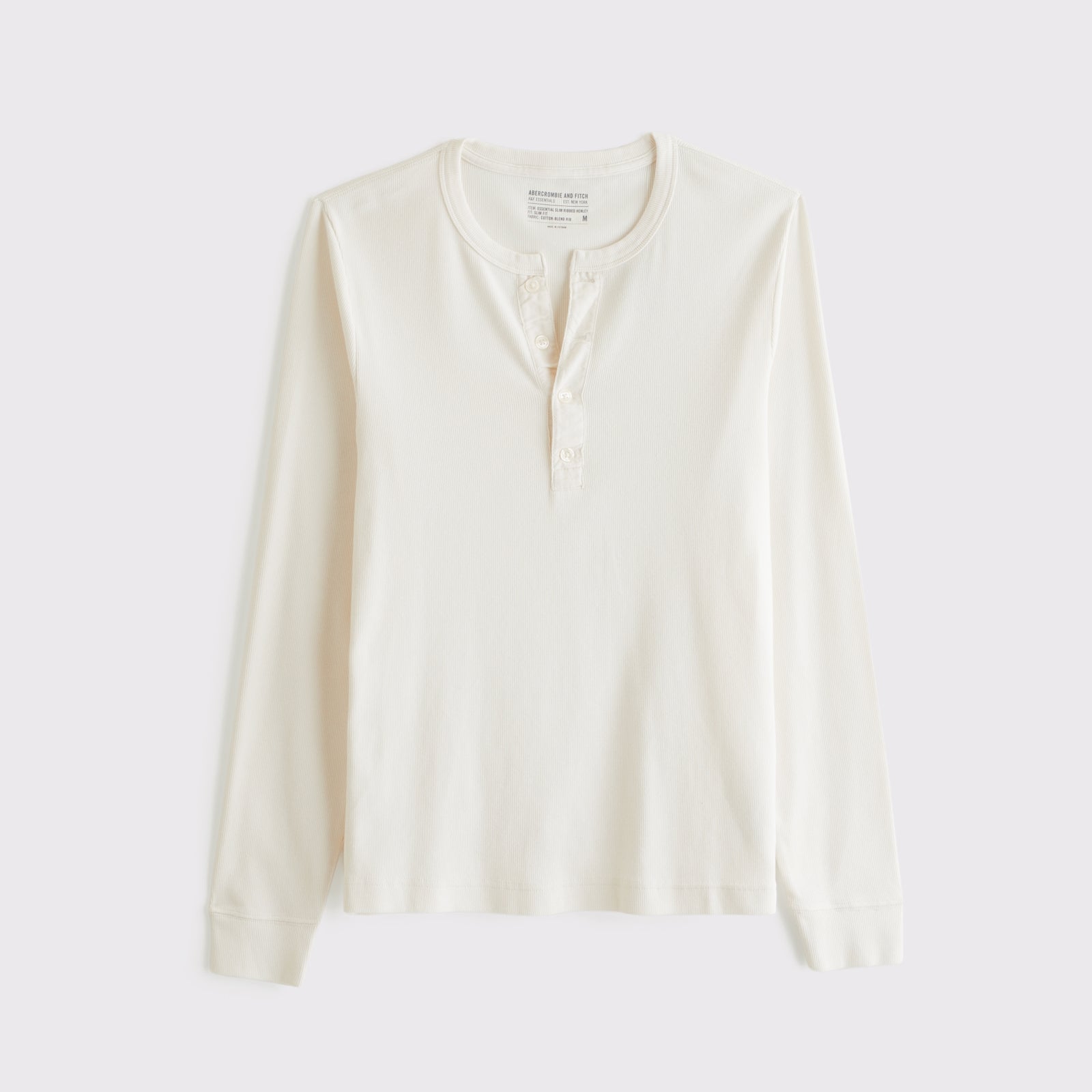 Abercrombie Essential Slim Ribbed Henley